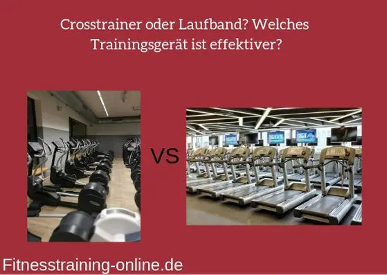 crosstrainer oder laufband bild